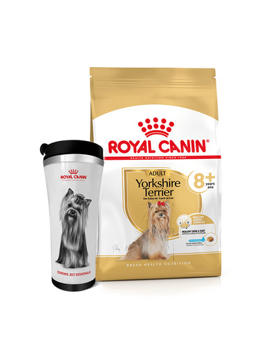 ROYAL CANIN Yorkshire Terrier Adult 8+ 1,5 kg sausā barība pieaugušiem Jorkšīras terjeriem, kas vecāki par 8 gadiem
