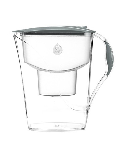 DAFI Luna Unimax ūdens filtra krūze 3,3 l tērauda krāsā + 2 filtri