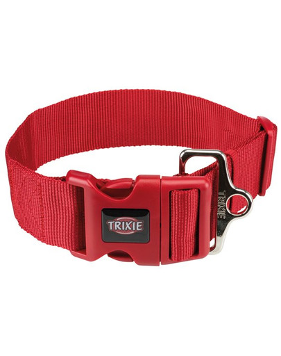 TRIXIE kakla siksna Premium XXL, L–XXL: 55-80 cm/50 mm, sarkanā krāsā