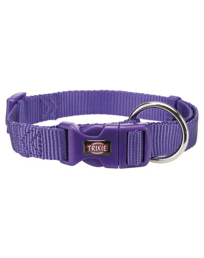 TRIXIE Kakla siksna Premium, L–XL: 40–65 cm/25 mm, violetā krāsā