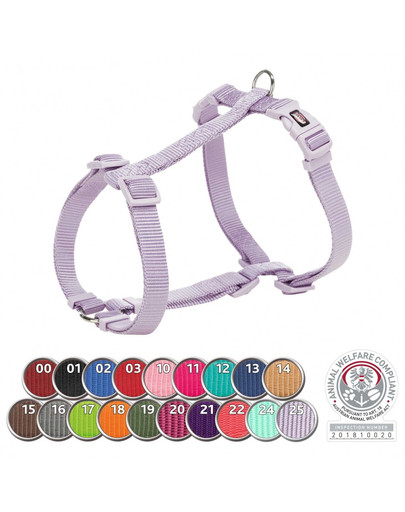 TRIXIE Premium H petnešos pakinktai šuniui, spalva alyvinė S–M: 42–60 cm/15 mm