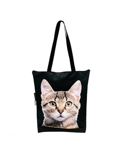 FERA Klasiska iepirkumu soma - Pelēks kaķis
