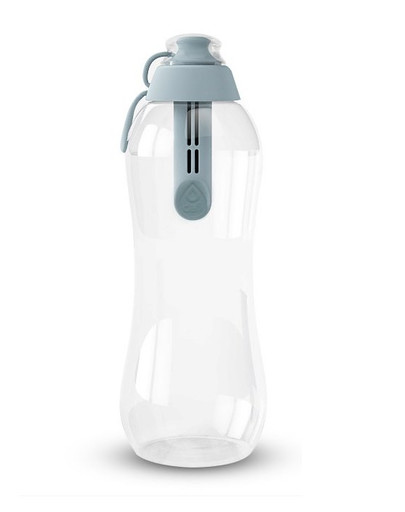 DAFI Pudele ar ūdens filtru 0,7 l tērauda krāsā, + 2 filtri