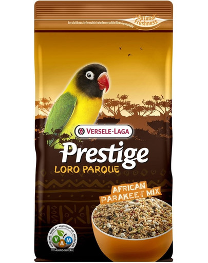 VERSELE-LAGA African Parakeet Loro Parque Mix 1kg barība vidēja lieluma Āfrikas papagaiļiem
