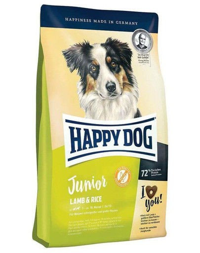 HAPPY DOG Junior Ėriena ir ryžiai 20 kg (2 x 10 kg)