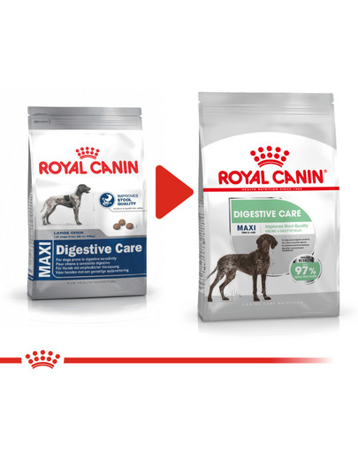 ROYAL CANIN CCN Maxi Digestive Care sausas maistas suaugusiesiems, didelėms veislėms su jautriu virškinamuoju traktu 20 kg (2 x 10 kg)