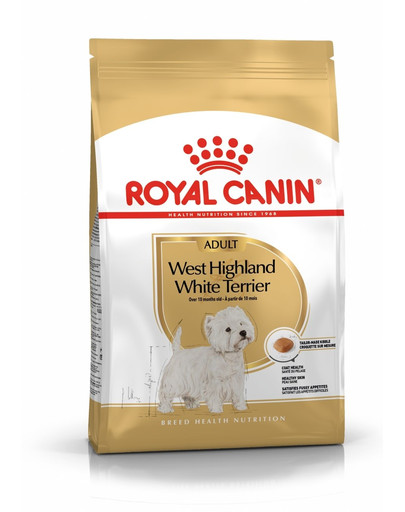 ROYAL CANIN Vesthailendas baltais terjers pieaugušajiem suņiem 3 kg +dāvana iepirkumu maisiņš