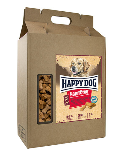 HAPPY DOG NaturCroq Mini Bones Truthahn uzkoda maziem suņiem 5 kg