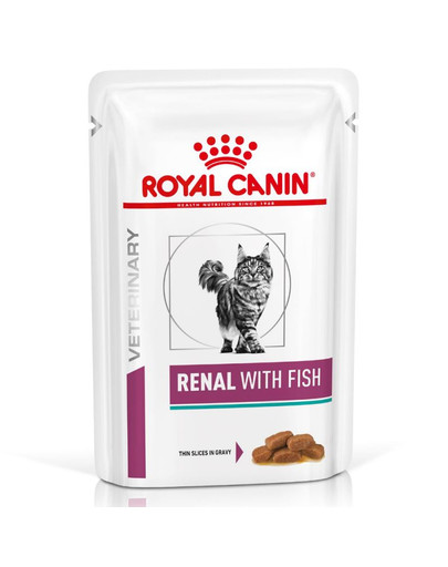 ROYAL CANIN Renal Feline Fish 12 x 85 g + Beef 12 x 85 g