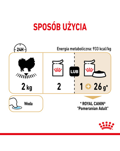 ROYAL CANIN Pomeranian Adult 85g mitrā barība, pastēte pieaugušiem punduršpiciem