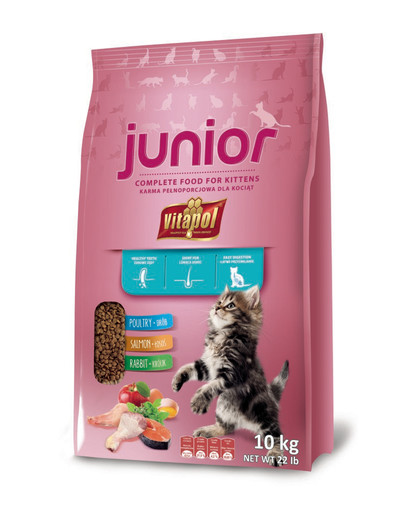 VITAPOL Junior maistas katėms 20 kg (2 x 10 kg)