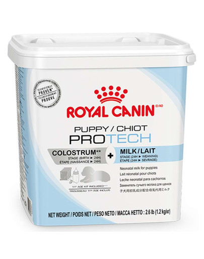 ROYAL CANIN Puppy Pro Tech Dog 1,2 kg pilnas porcijos pieno pakaitalas šuniukams iki 2 mėnesių amžiaus