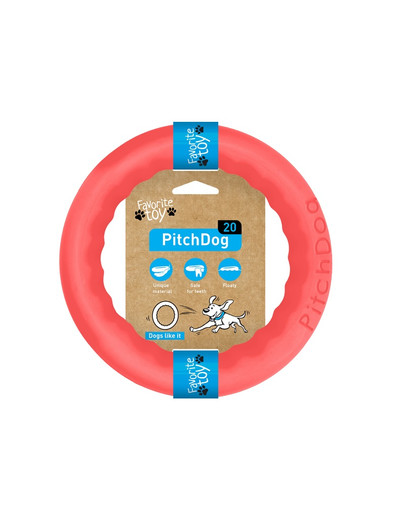 PULLER Pitch Dog pink 20` ring suņiem, sārts 20 cm