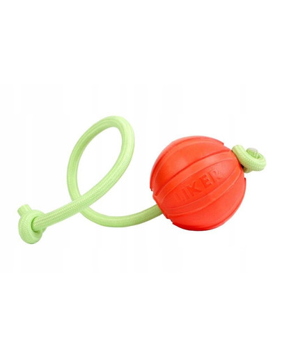 LIKER Lumi Dog toy suņu bumbiņa ar spīdīgu auklu 7 cm
