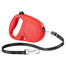 FERPLAST Flippy One Cord S Automātiskā pavada suņiem 4,5 m sarkanā krāsā