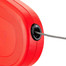 FERPLAST Flippy One Cord L Automātiskā pavada suņiem 5 m sarkanā krāsā