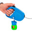 FERPLAST Flippy One Cord L Automātiskā pavada suņiem 5 m zilā krāsā