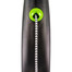 FLEXI Black Design XS Cord 3 m green automātiskā pavada
