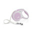 FLEXI New Comfort M Tape 5 m rose automātiskā pavada, rozā