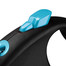 FLEXI Black Design M Cord 5 m blue automātiskā pavada