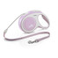 FLEXI New Comfort M Cord 8 m rose automātiskā pavada, rozā