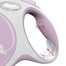 FLEXI New Comfort M Cord 8 m rose automātiskā pavada, rozā