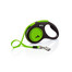 FLEXI New Neon S Tape 5 m green automātiskā pavada, zaļa