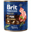 BRIT Premium by Nature 6 x 400 g mitras suņu barības kārbas