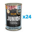 BELCANDO Super Premium Junior Putnu gaļa, olas 24x400 g mitrā suņu barība
