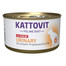 KATTOVIT Feline Diet Urinary diēta kaķiem, ar teļa gaļu 85 g, urīnceļiem.