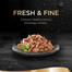 SHEBA Fresh&Fine 50x50 g maisiņi mērcē ar vistas gaļu, mājputnu gaļu, tītaru gaļu