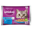 WHISKAS Zivju delikateses ar lasi un tunci želejā 4x85g