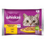 WHISKAS mājputnu gaļas želejveida tītara un vistas gaļa 4x85g