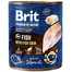 BRIT Premium by Nature 800 g mitrā suņu barība ar zivīm un zivju ādām