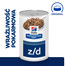 HILL'S Prescription Diet Canine z/d 370 g pārtikas produktu nepanesamība