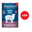 BUTCHER'S Original Recipe in Jelly, barība suņiem, gabaliņi ar jēra gaļu želejā 24 x 400g