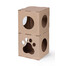 CARTON+ PETS Dvīņu kartona moduļu mājiņas kaķiem