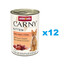 ANIMONDA Carny Kitten Veal&Chicken&Turkey 12x400 g teļa, vistas un tītara gaļa kaķēniem.