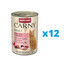 ANIMONDA Karma Carny Adult rinkinys kalakutiena, vištiena ir krevetės 12 x 400 g