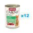 ANIMONDA Carny Kitten Beef&Chicken&Rabbit 12x400 g liellopu gaļa, vistas gaļa un truša gaļa kaķēniem