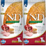 N&D Low Grain Chicken & Pomegranate Mini Puppy 7 kg x 2