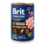 BRIT Premium by Nature Chicken and hearts 400 g vistas un sirdīšu dabiskā barība suņiem