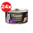 MIAMOR Feine Filets Naturell Chicken&Duck 24x80g vistas gaļa un pīle pašu gatavotā mērcē