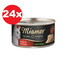 MIAMOR Feine Filets Naturell Chicken&Shrimps 24x80g vistas gaļa un garneles pašu gatavotā mērcē