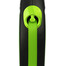 FLEXI New Neon M Tape 5 m green automātiskā pavada, zaļa