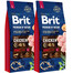 BRIT Premium By Nature Adult Large L 15 kg x 2