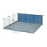ZOLUX NEOLIFE Neopark sprosts mājas kaķiem105x105x35 zils