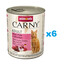 ANIMONDA Carny Adult rinkinys jautiena, kalakutiena ir krevetės 6 x 800 g