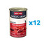 ANIMONDA GranCarno Junior komplekts liellopu gaļa / sirdis 12 x 400 g