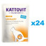 KATTOVIT Feline DIET NIERE/RENTAL kaķiem, ar vistas gaļu, 24 x 85 g